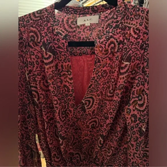 A.L.C sari silk mini dress - Picture 5 of 8